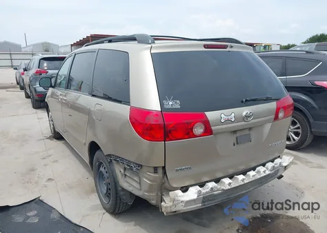 2007 Toyota Sienna Le из США, поврежденный, VIN 5TDZK23C57S046840